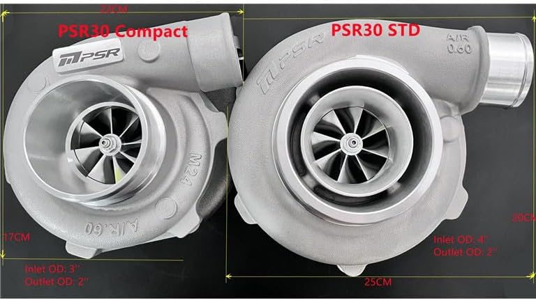 Pulsar Turbo PSR3076 GEN2 Compact Dual Ball Bearing Turbocharger T4 Divided 0 85A/R Turbine Housing