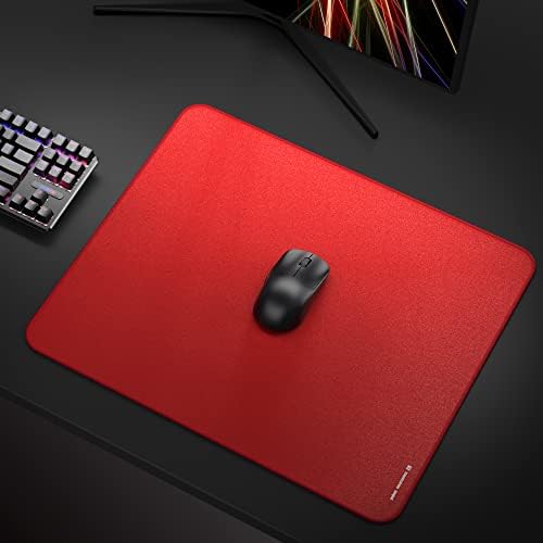 Pulsar   Paracontrol XL  Expanded Size  Esports Level Premium Gaming Mouse Pad v2   Medium to High Speed Pad Stitched Edge Durable Hybrid Top Surface 16 5 x 19 3  XL  Red 