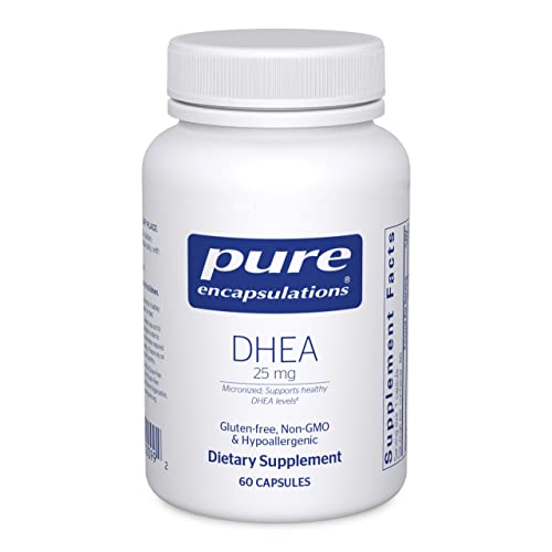 Pure Encapsulations DHEA 25 mg   Supplement for Immune Support  Hormone Balance  Metabolism Support  and Energy Levels    with Micronized DHEA   60 Capsules
