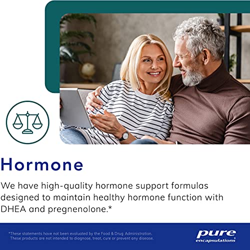 Pure Encapsulations DHEA 25 mg   Supplement for Immune Support  Hormone Balance  Metabolism Support  and Energy Levels    with Micronized DHEA   60 Capsules