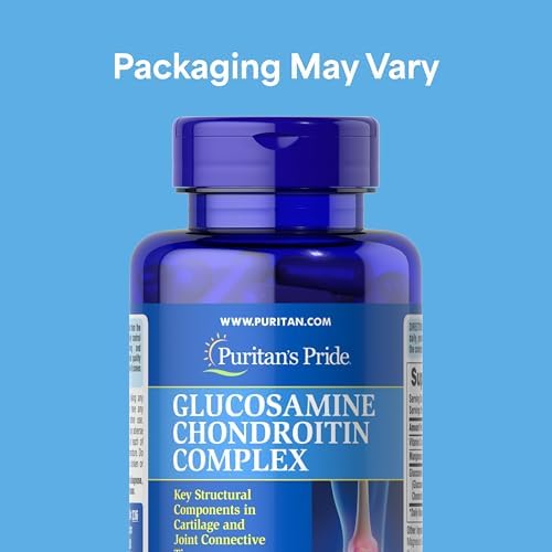 Puritans Pride Glucosamine Chondroitin Complex for Women and Men  Dietary Supplement for Joint Health  120 Rapid Release Capsules