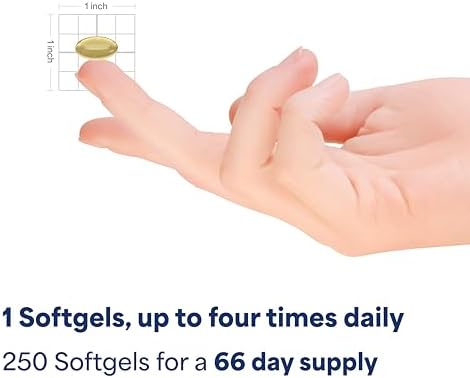 Puritans Pride Premium Garlic Fresh 5000mg  Traditional Dietary Supplement for Heart Health and Circulation Support with Antioxidant Properties  250 Rapid Release Softgels