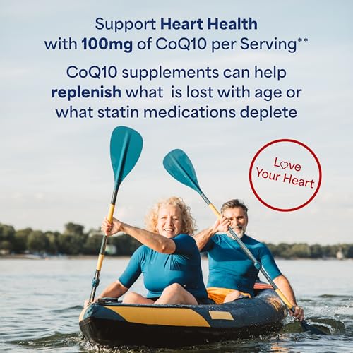 Puritans Pride Q Sorb CoQ 10 100mg   Supports Heart Health   Dietary Supplement   Healthy Supplement   Energy Supplement   Gluten Free   240 Rapid Release Softgels