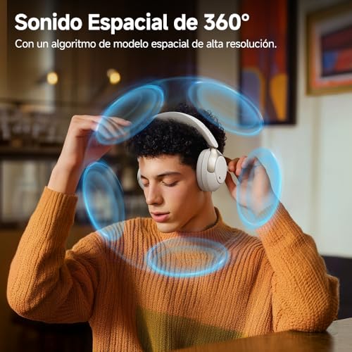 QCY H3 PRO Adaptive ANC Wireless Headphones Over Ear  50dB Active Noise Cancellation with Multiple Modes  LDAC Hi Res Wireless Audio  55H Playtime  Custom EQ via App  Bluetooth 5 4