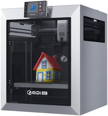 QIDI Q2 3D Printer 2025 Upgrade  Enclosed FDM with 65  Heated Chamber  Ultra Air Filtration  600mm/s High Speed  AI Camera  Full Auto Leveling  270x270x256mm Build Volume  from Beginner to Expert