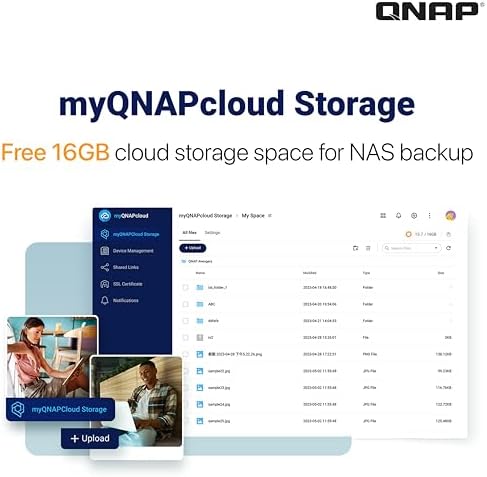 QNAP TS 264 8G 24WD US 2 Bay High Performance Desktop NAS with 4TB Storage Capacity  Preconfigured RAID1 WD Red Plus HDD Bundle