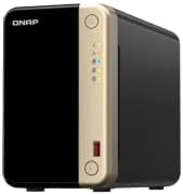 QNAP TS 264 8G US 2 Bay High Performance Desktop NAS with Intel Celeron Quad core Processor  M 2 PCIe Slots and Dual 2 5GbE  2 5G/1G/100M  Network Connectivity  Diskless