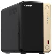 QNAP TS 264 8G US 2 Bay High Performance Desktop NAS with Intel Celeron Quad core Processor  M 2 PCIe Slots and Dual 2 5GbE  2 5G/1G/100M  Network Connectivity  Diskless