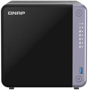 QNAP TS 432X 4G US 4 Bay 10GbE Desktop NAS with ARM Alpine AL524 Quad core Processor and 4 GB DDR4 RAM  Diskless 