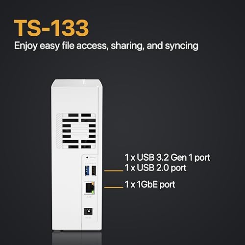 QNAP TS 433 4G US 4 Bay NAS with Quad core Processor  4 GB DDR4 RAM and 2 5GbE Network  Diskless 
