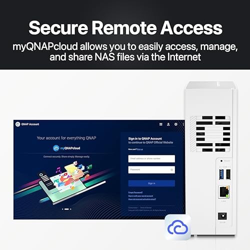 QNAP TS 433 4G US 4 Bay NAS with Quad core Processor  4 GB DDR4 RAM and 2 5GbE Network  Diskless 