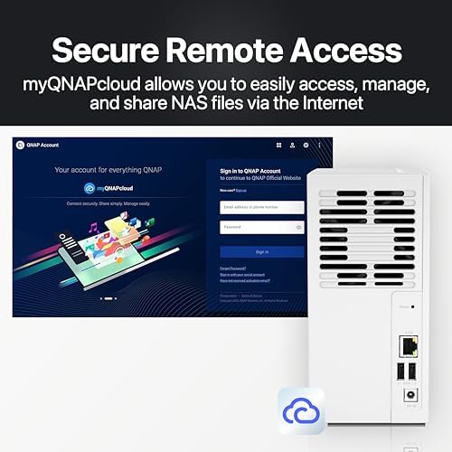 QNAP TS 433 4G US 4 Bay NAS with Quad core Processor  4 GB DDR4 RAM and 2 5GbE Network  Diskless 