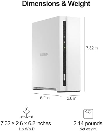 QNAP TS 433 4G US 4 Bay NAS with Quad core Processor  4 GB DDR4 RAM and 2 5GbE Network  Diskless 