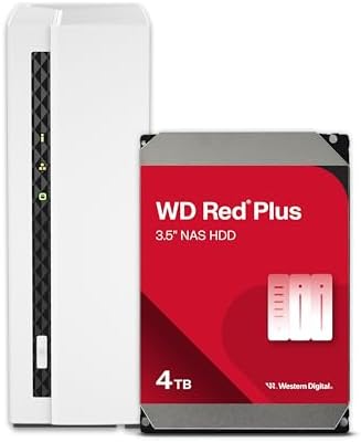 QNAP TS 433 4G US 4 Bay NAS with Quad core Processor  4 GB DDR4 RAM and 2 5GbE Network  Diskless 