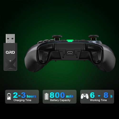 QRD FERROX M5 Wireless Controller for Xbox Series X S  Xbox One Switch PC Xbox Controller with 2 4Ghz USB Dongle Flexible Macro Recording Turbo