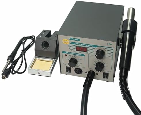 QUICK 706W   Heat Gun Soldering Iron Professional Soldering Kit Adjustable Airflow Precision Temperature Control Automatic Cool Air Function desoldering station Magnetic induction sleep hot air gun