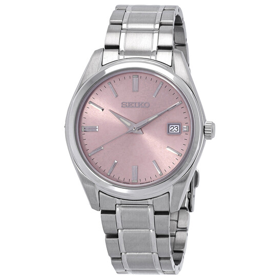 Quartz Pink Dial Men s Watch