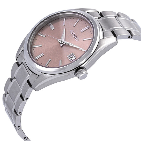Quartz Pink Dial Men s Watch