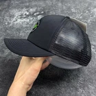 Quiksilver Trucker Snapback Mesh Back Black OSFM Surf Hat