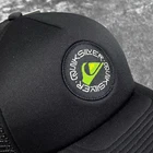 Quiksilver Trucker Snapback Mesh Back Black OSFM Surf Hat