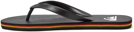 Quiksilver mens Molokai 3 Point Flip Flop Sandals