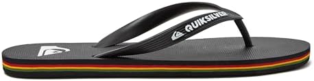 Quiksilver mens Molokai 3 Point Flip Flop Sandals