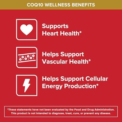 Qunol Ultra CoQ10 100mg Softgels  3x Better Absorption  Antioxidant for Heart Health & Energy Production  Coenzyme Q10 Vitamins and Supplements  3 Month Supply  90 Count