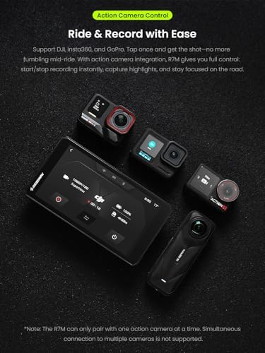 R7M 7 Wireless Motorcycle CarPlay & Android Auto for BMW Motorcycles   Native Wonder Wheel & Action Camera Control  GoPro/Insta360   TPMS/RPM  OTA Updates 1200 Nit IP69K GPS   Nav Prep 5/6