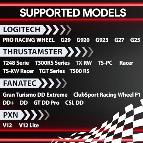RACGTING Racing Simulator Cockpit with TV Monitor Stand for G PRO Racing Wheel/G29/G920/G923  for Thrustamster T300RS/TS PC/TS XW Racer  for FANATEC CSL DD/GT DD Pro/ClubSport DD/DD 