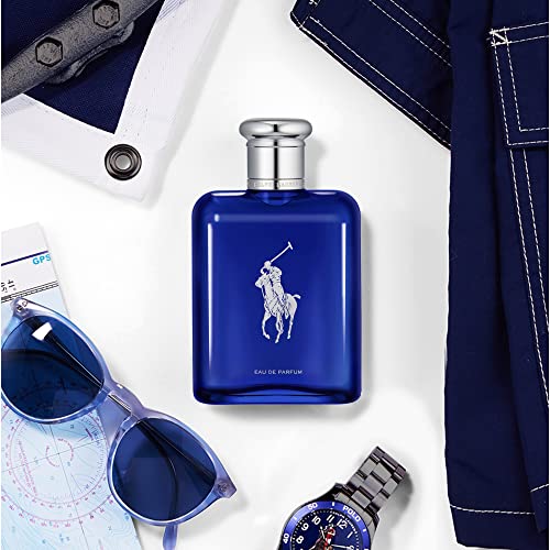 RALPH LAUREN FRAGRANCES   Polo Blue   Eau de Parfum   Mens Cologne   Aquatic & Fresh   With Citrus  Bergamot  and Vetiver   Medium Intensity