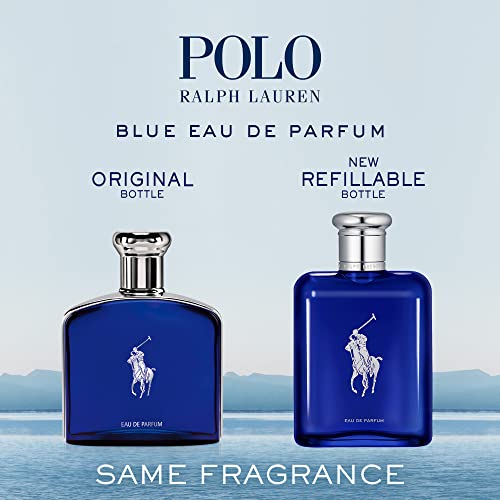 RALPH LAUREN FRAGRANCES   Polo Blue   Eau de Parfum   Mens Cologne   Aquatic & Fresh   With Citrus  Bergamot  and Vetiver   Medium Intensity