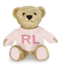 RALPH LAUREN THE ROMANCE TEDDY BEAR PINK sweater BEIGE BROWN plush NEW IN BOX