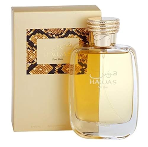 RASASI Hawas For Her   Eau de Parfum 100ML  3 4 OZ    Premium Arabian Perfume For Women  A Signature Women Perfume Long Lasting Fragrance For All Day Freshness  Ideal Gift For Women for any Occasion