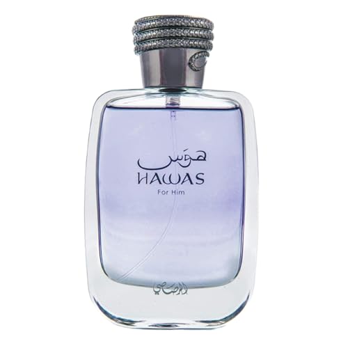 RASASI Hawas For Men Eau De Parfum Spray 100ML  3 4 Oz    Long Lasting Arabian Perfume  Premium Perfume Men  Ideal for Special Occasions & Daily Elegance  A Bold and Captivating Fragrance
