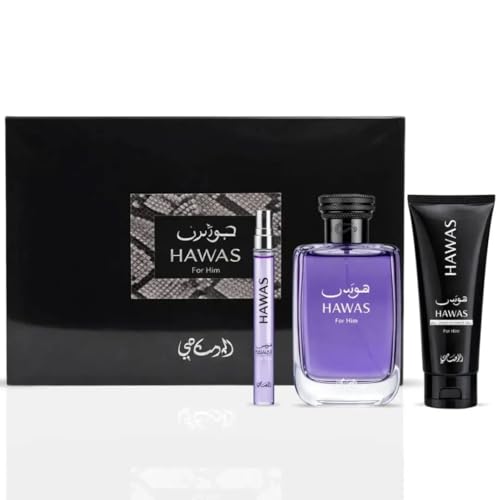 RASASI Hawas For Men Eau De Parfum Spray 100ML  3 4 Oz    Long Lasting Arabian Perfume  Premium Perfume Men  Ideal for Special Occasions & Daily Elegance  A Bold and Captivating Fragrance
