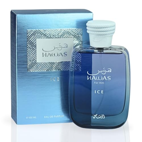 RASASI Hawas Ice EDP 100ML  3 4 OZ    Long Lasting  Exquisite  Luxurious  Arabian Scents   PACK OF 3