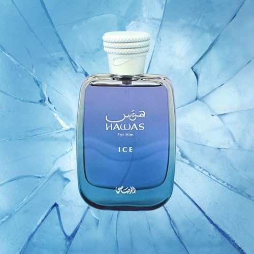 RASASI Hawas Ice EDP 100ML  3 4 OZ    Long Lasting  Exquisite  Luxurious  Arabian Scents   PACK OF 3