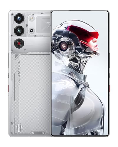 REDMAGIC 10S Pro Smartphone 5G, teléfono para juegos de 144Hz, 6.85 pulgadas 1.5K AMOLED, cámara debajo de la pantalla, teléfono Android, 16+512GB, Dual-Sim, teléfono desbloqueado, plateado