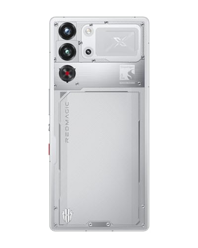 REDMAGIC 10S Pro Smartphone 5G, teléfono para juegos de 144Hz, 6.85 pulgadas 1.5K AMOLED, cámara debajo de la pantalla, teléfono Android, 16+512GB, Dual-Sim, teléfono desbloqueado, plateado