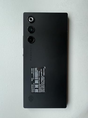 REDMAGIC 10 Air Smartphone 5G  120Hz Gaming Phone  6 8 FHD  Screen  Under Display Camera  5860mAh Android Phone  12 256GB  80W Charger  Dual Sim  US Unlocked Cell Phone Black