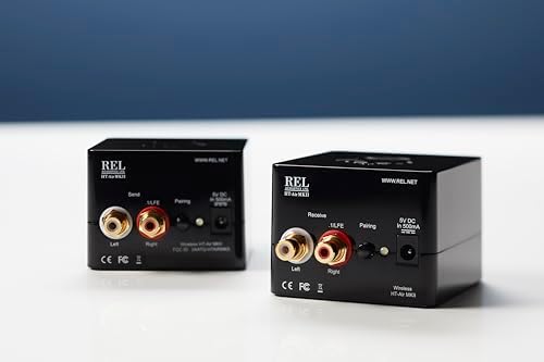 REL Acoustics HT Air MKII Wireless Transmitter and Receiver   Seamless Connection for Home Theater  HiFi Subwoofers  and Surround Sound Systems   Compatible with REL Serie HT and All Models