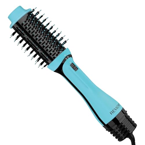 REVLON 3 in 1 Multi Styler  Blow Dryer Brush  Blowout and Hair Straightener Brush in One to Dry  Curl  Smooth  Shape and Volumize Hair for Gorgeous Salon Blowouts