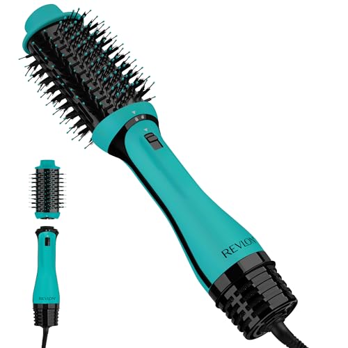 REVLON 3 in 1 Multi Styler  Blow Dryer Brush  Blowout and Hair Straightener Brush in One to Dry  Curl  Smooth  Shape and Volumize Hair for Gorgeous Salon Blowouts