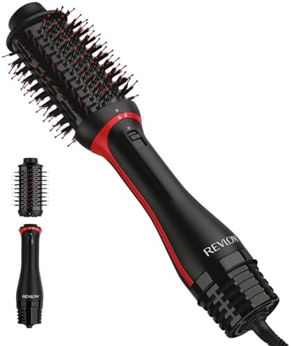 REVLON One Step Volumizer PLUS Hair Dryer and Styler   More Volume  Less Damage  and More Styling Control for Easy and Fast Salon Style Blowouts  Plus Travel Friendly  Black