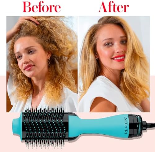 REVLON One Step Volumizer PLUS Hair Dryer and Styler   More Volume  Less Damage  and More Styling Control for Easy and Fast Salon Style Blowouts  Plus Travel Friendly  Black