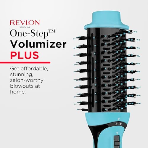 REVLON One Step Volumizer PLUS Hair Dryer and Styler   More Volume  Less Damage  and More Styling Control for Easy and Fast Salon Style Blowouts  Plus Travel Friendly  Black