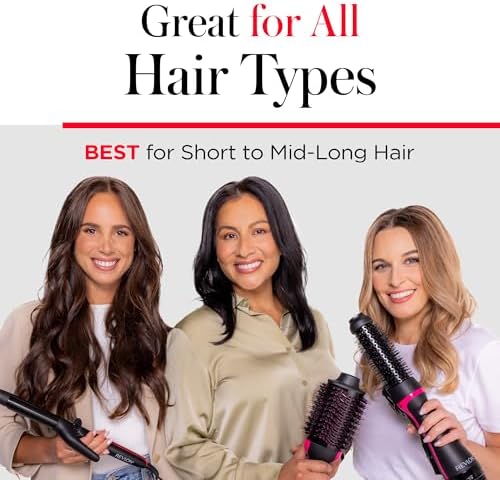 REVLON One Step Volumizer PLUS Hair Dryer and Styler   More Volume  Less Damage  and More Styling Control for Easy and Fast Salon Style Blowouts  Plus Travel Friendly  Black