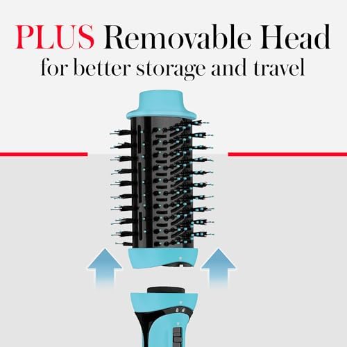 REVLON One Step Volumizer PLUS Hair Dryer and Styler   More Volume  Less Damage  and More Styling Control for Easy and Fast Salon Style Blowouts  Plus Travel Friendly  Black