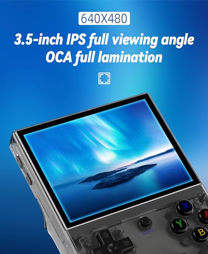 RG35XXPlus Linux Handheld Game Console 3 5 IPS Screen  with a 64G Card Pre Loaded 4969 Games Supports 5G WiFi Bluetooth HDMI and TV Output 3300mAh