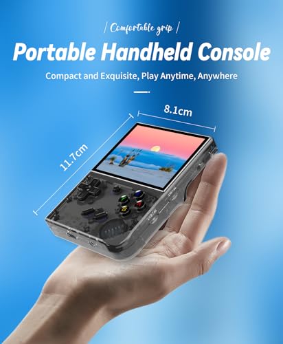 RG35XXPlus Linux Handheld Game Console 3 5 IPS Screen with a 64G Card Pre Loaded 4969 Games Supports 5G WiFi Bluetooth HDMI and TV Output 3300mAh